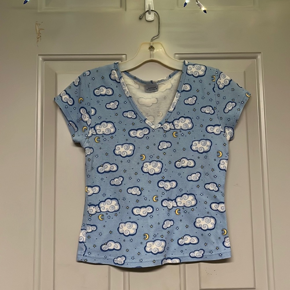 Personal Identity V Neck Pajama Shirt